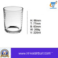 Copa de vidrio recto de alta calidad para beber buen precio Vajilla Kb-Hn0258